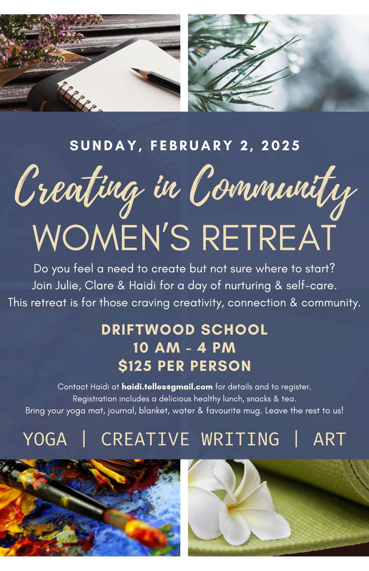 Creating in Community Women's Retreat