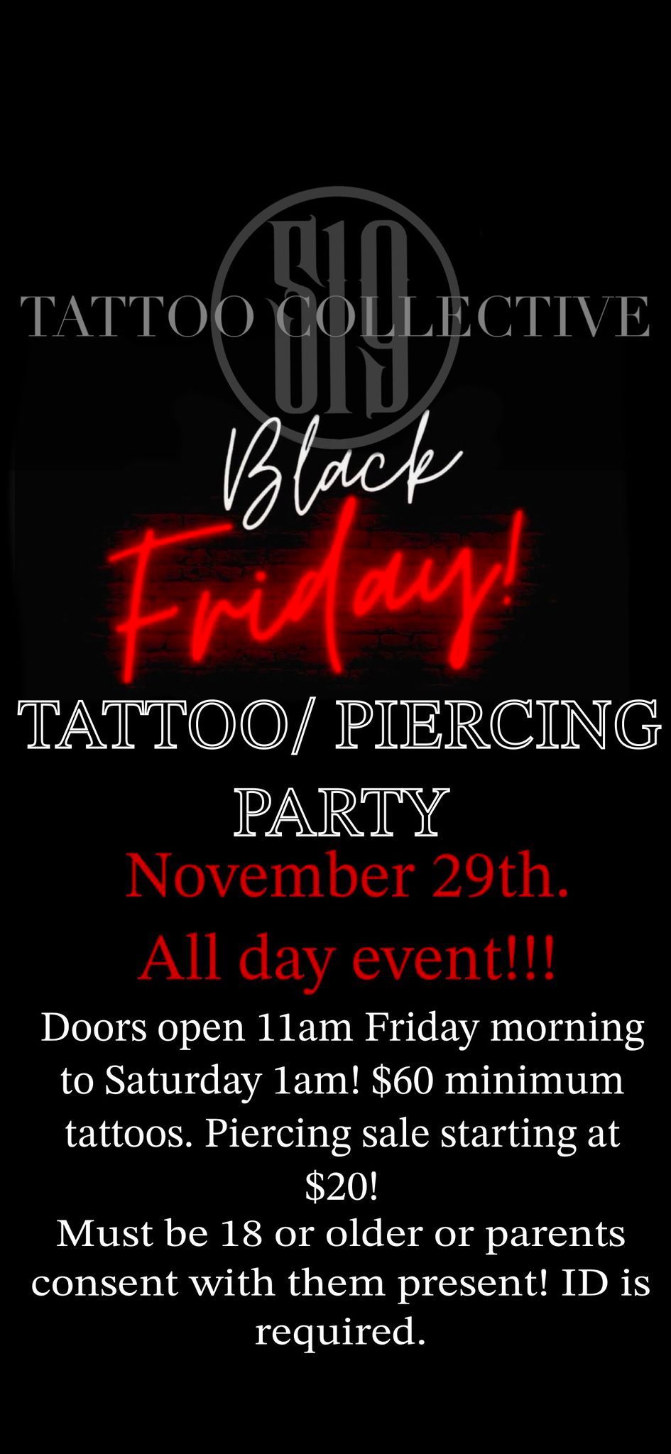 Tattoo and Piercing Party