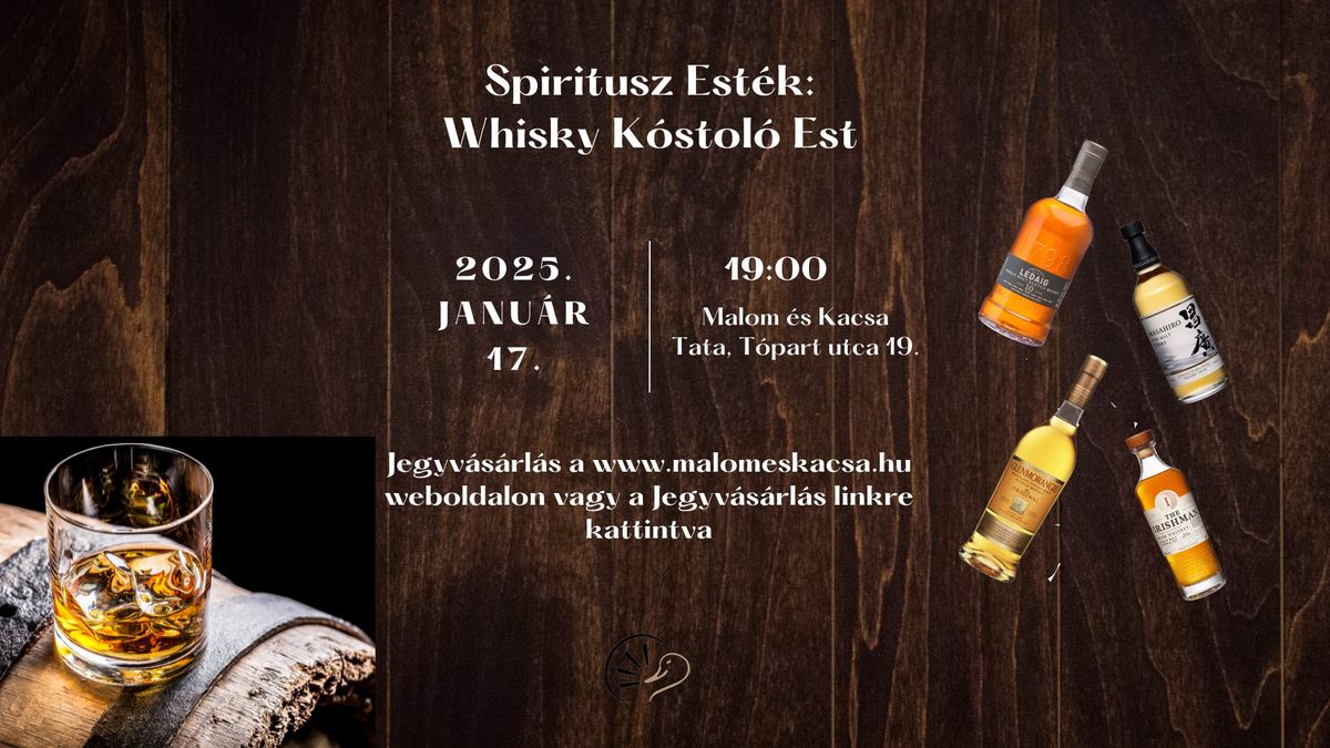 Spiritusz est\u00e9k: Whiskyk a Vil\u00e1g K\u00f6r\u00fcl