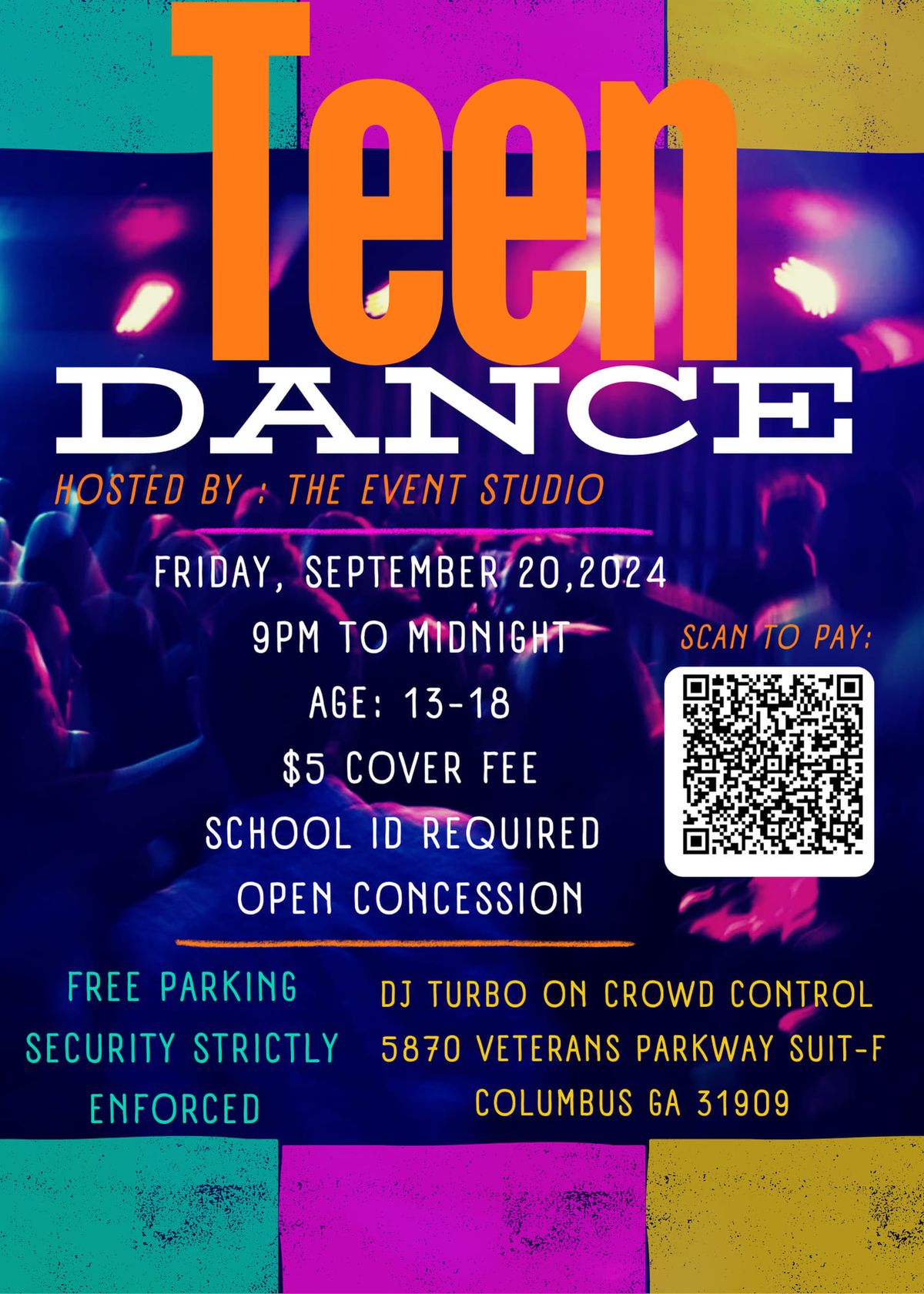 The Event Studio's TEEN DANCE