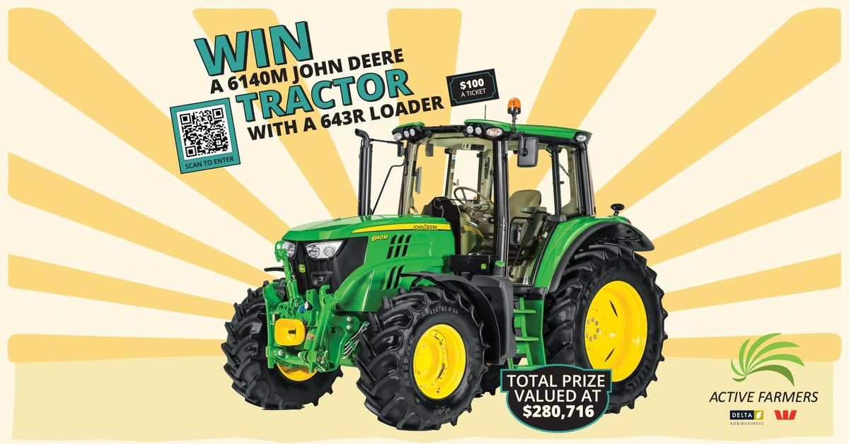 Active Farmers Tractor Raffle - WIN A TRACTOR