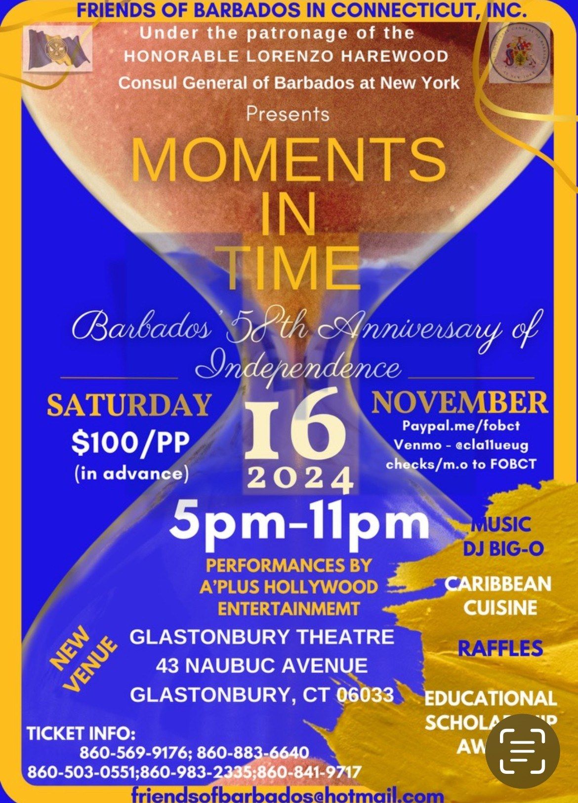 MOMENTS IN TIME - Barbados 58th Anniversary of Independence