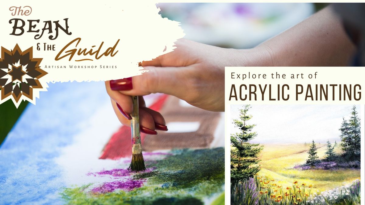 Bean + Guild Artisan Workshop Series: Acrylic Painting with Carol King