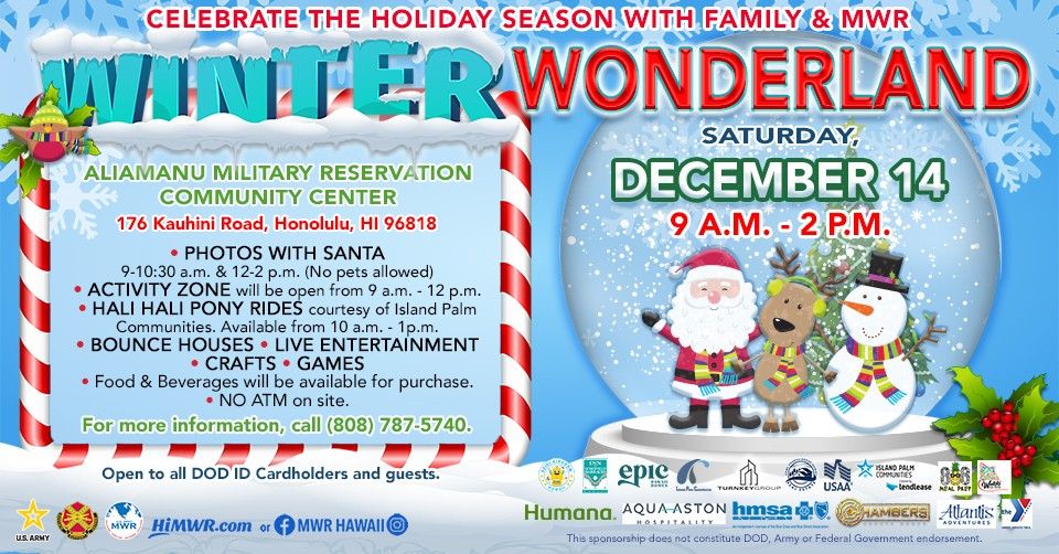 USAG Hawaii Winter Wonderland