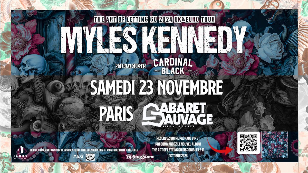 Myles Kennedy (+ Cardinal Black) \u2022 Cabaret Sauvage, Paris \u2022 23 novembre 2024