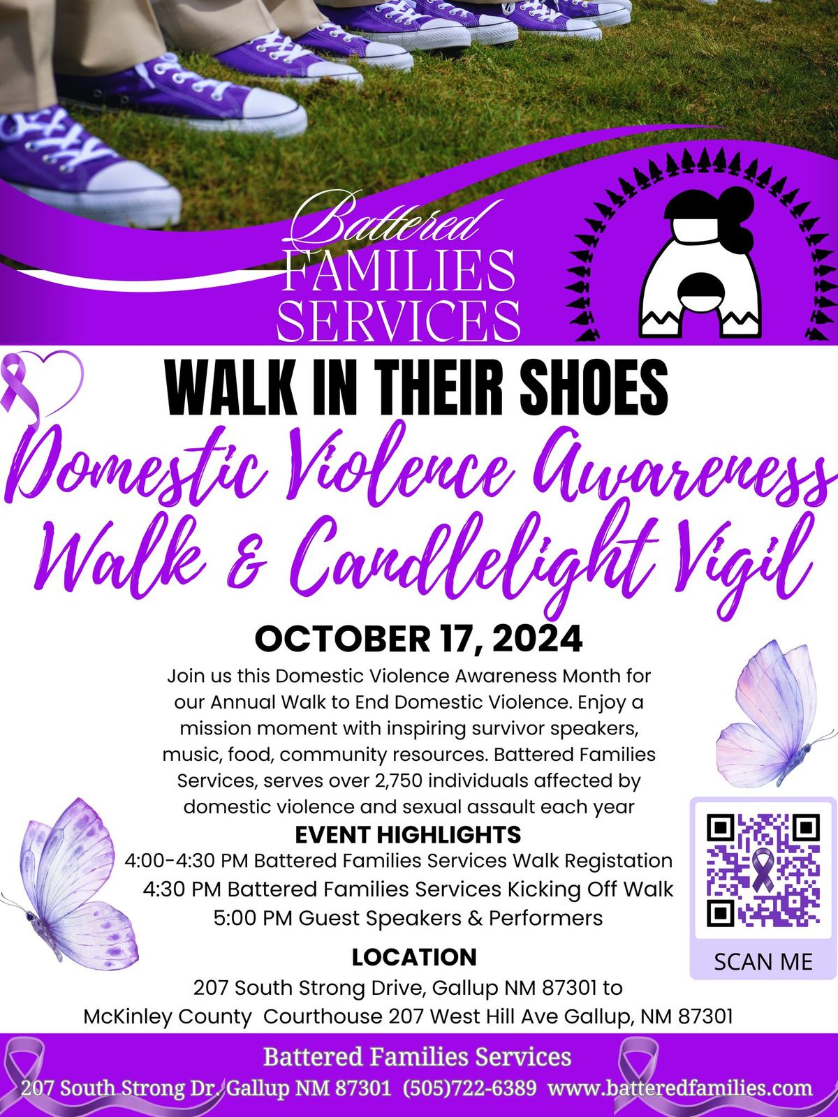 Annual Walk to End Domestic Violence. 