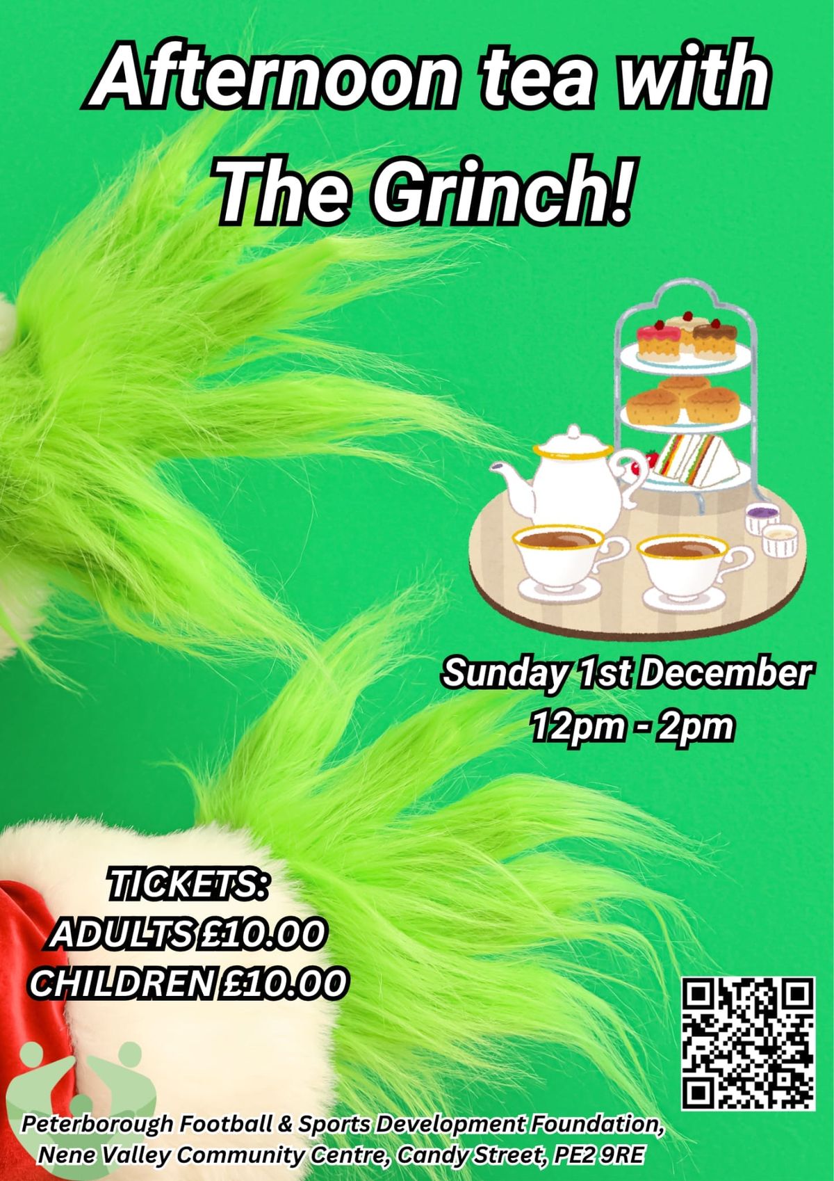 Afternoon tea with the Grinch