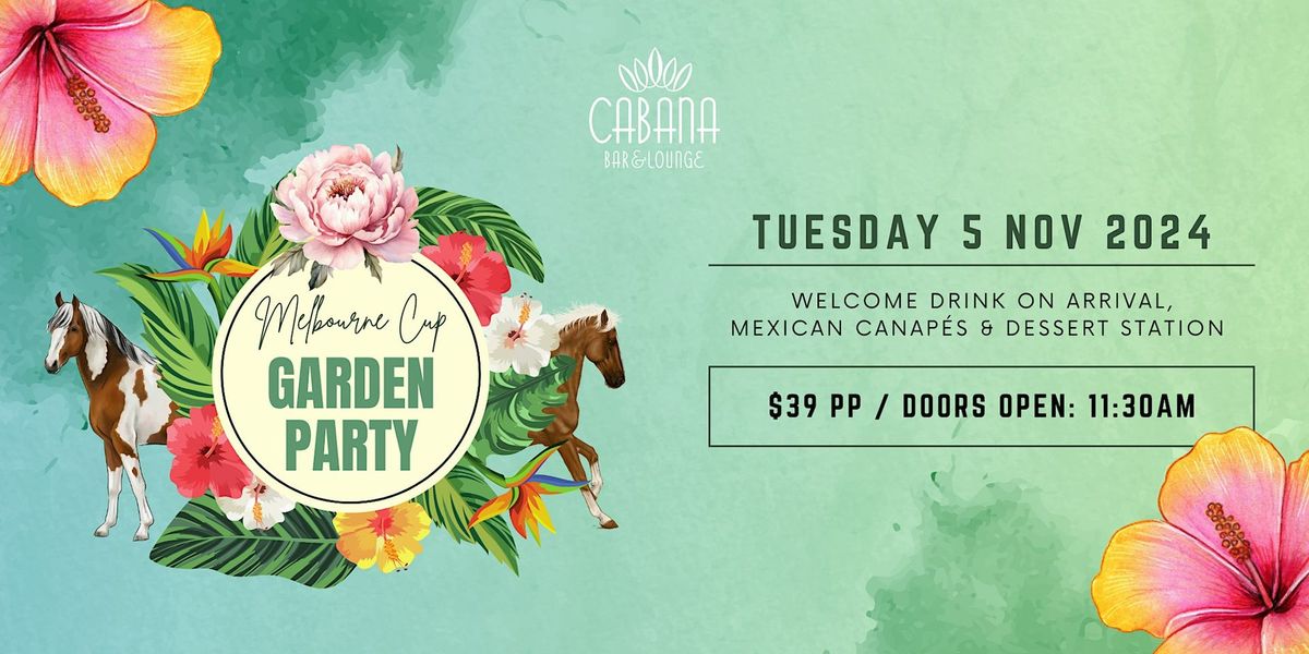 Melbourne Cup Garden Party | Cabana Bar & Lounge