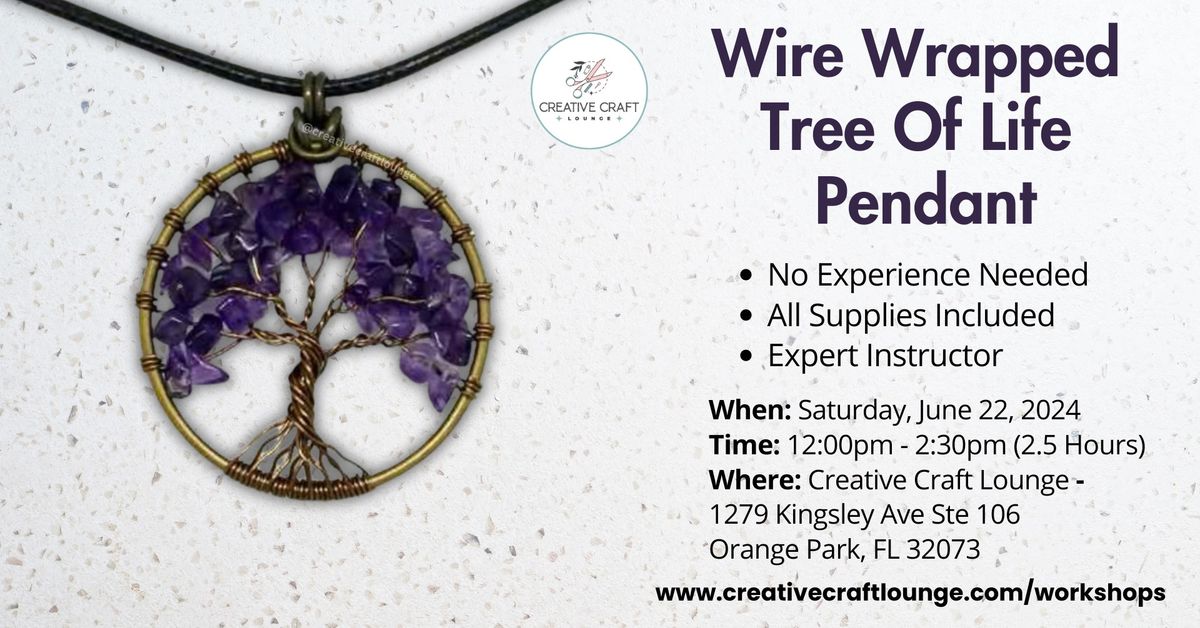 Wire Wrapped Tree of Life Pendant