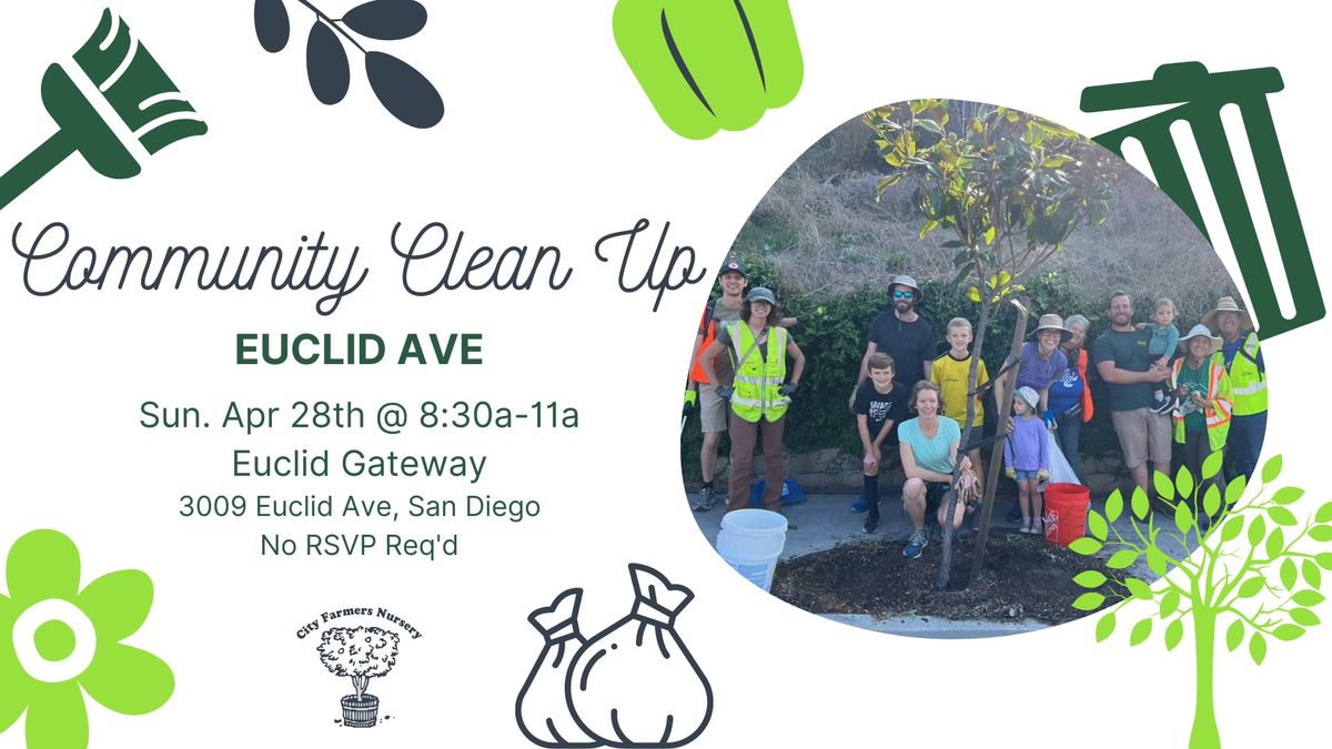Community Clean Up At Euclid Ave