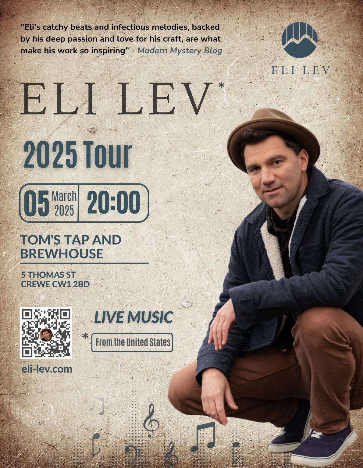 Eli Lev at Tom's Tap and Brewhouse