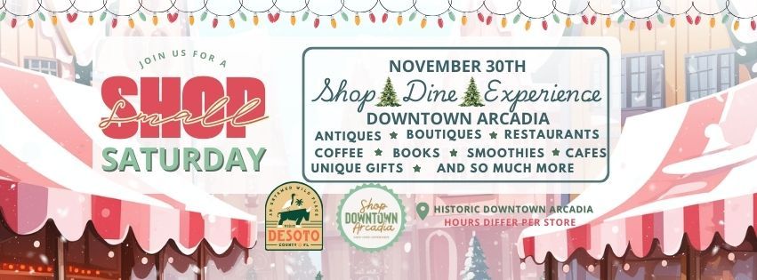 Shop Small Saturday \ud83c\udf84 | Downtown Arcadia 