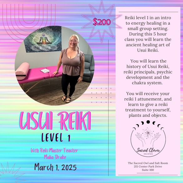 Usui Reiki level 1 with Malia Drake