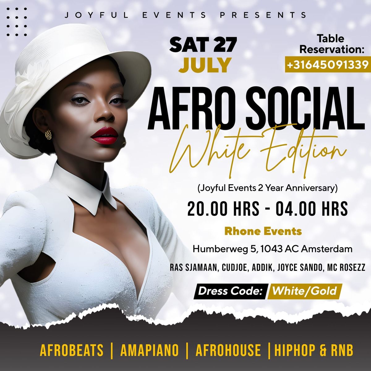 AFRO SOCIAL (WHITE EDITION)