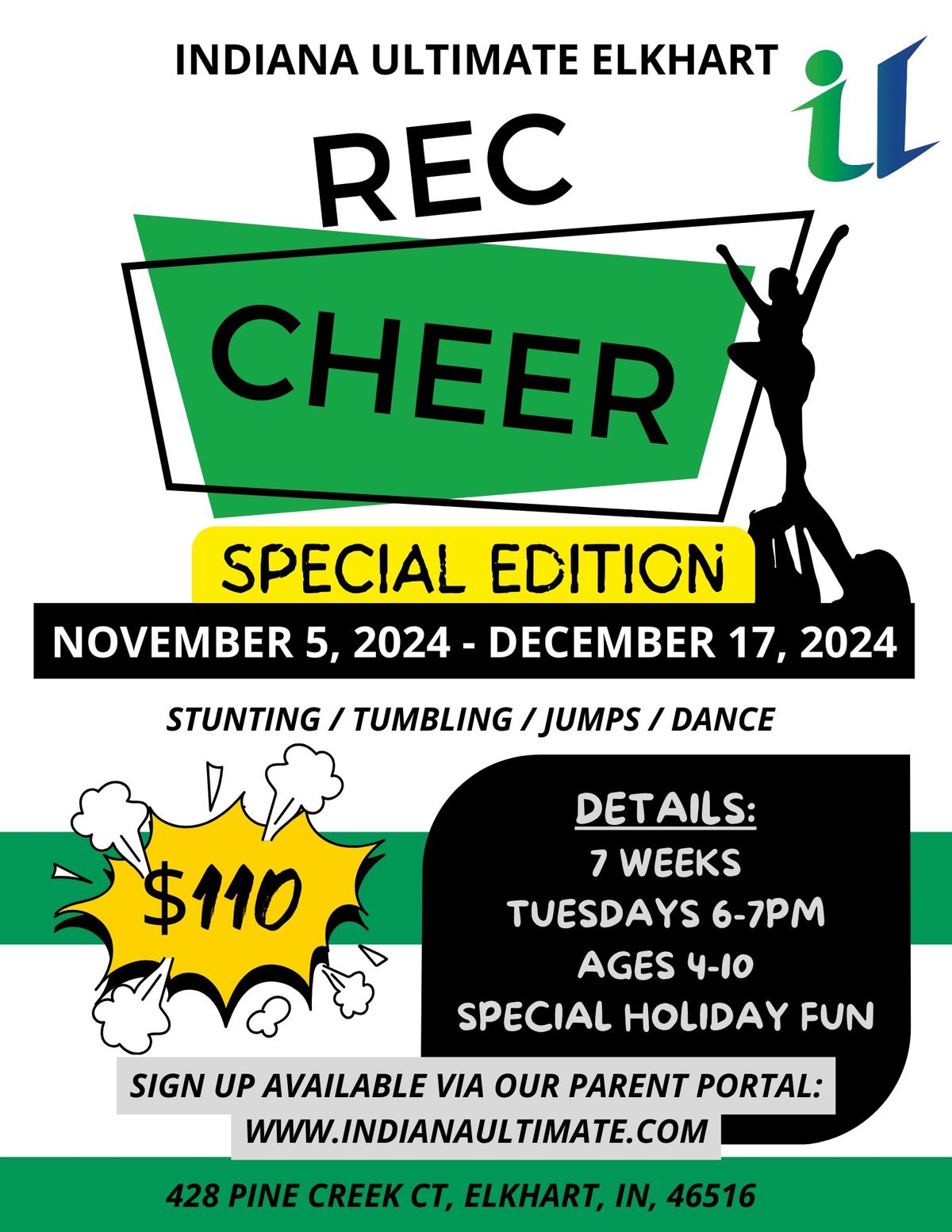 Indiana Ultimate Rec Cheer - Special Edition