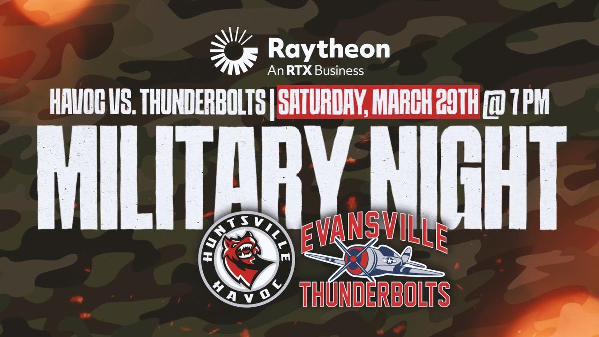 Evansville Thunderbolts at Huntsville Havoc