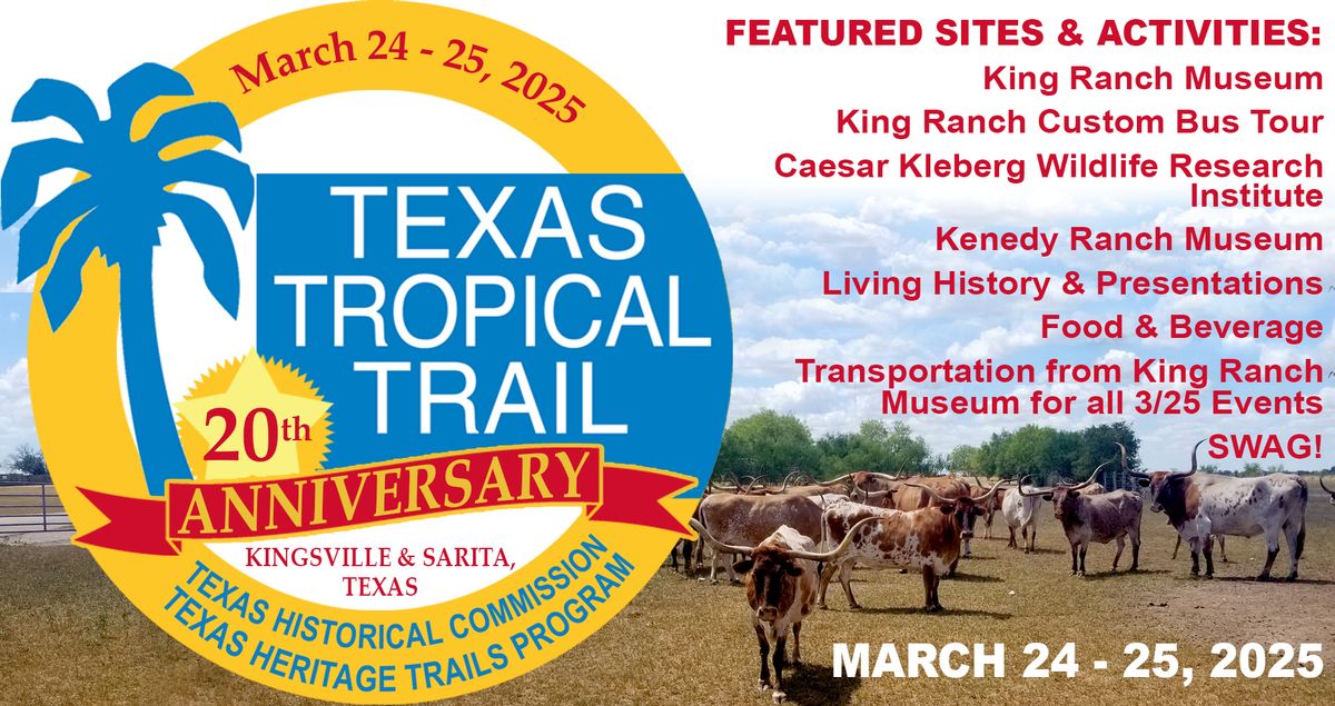 20th Anniversary Tropical Trail CELEBRATION! Tuesday 3\/25\/25