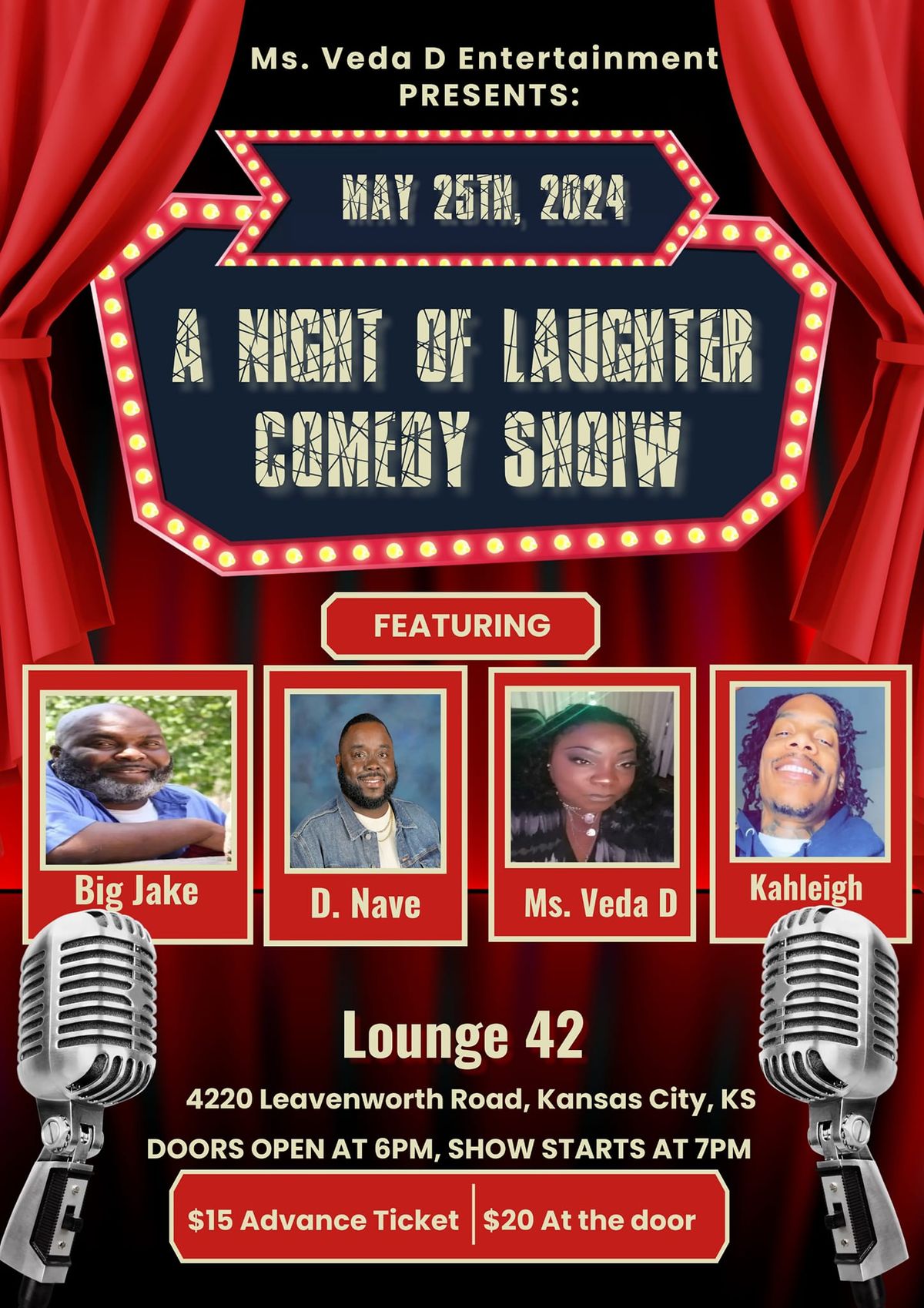 Miss Veda Ds Night of Laughter 