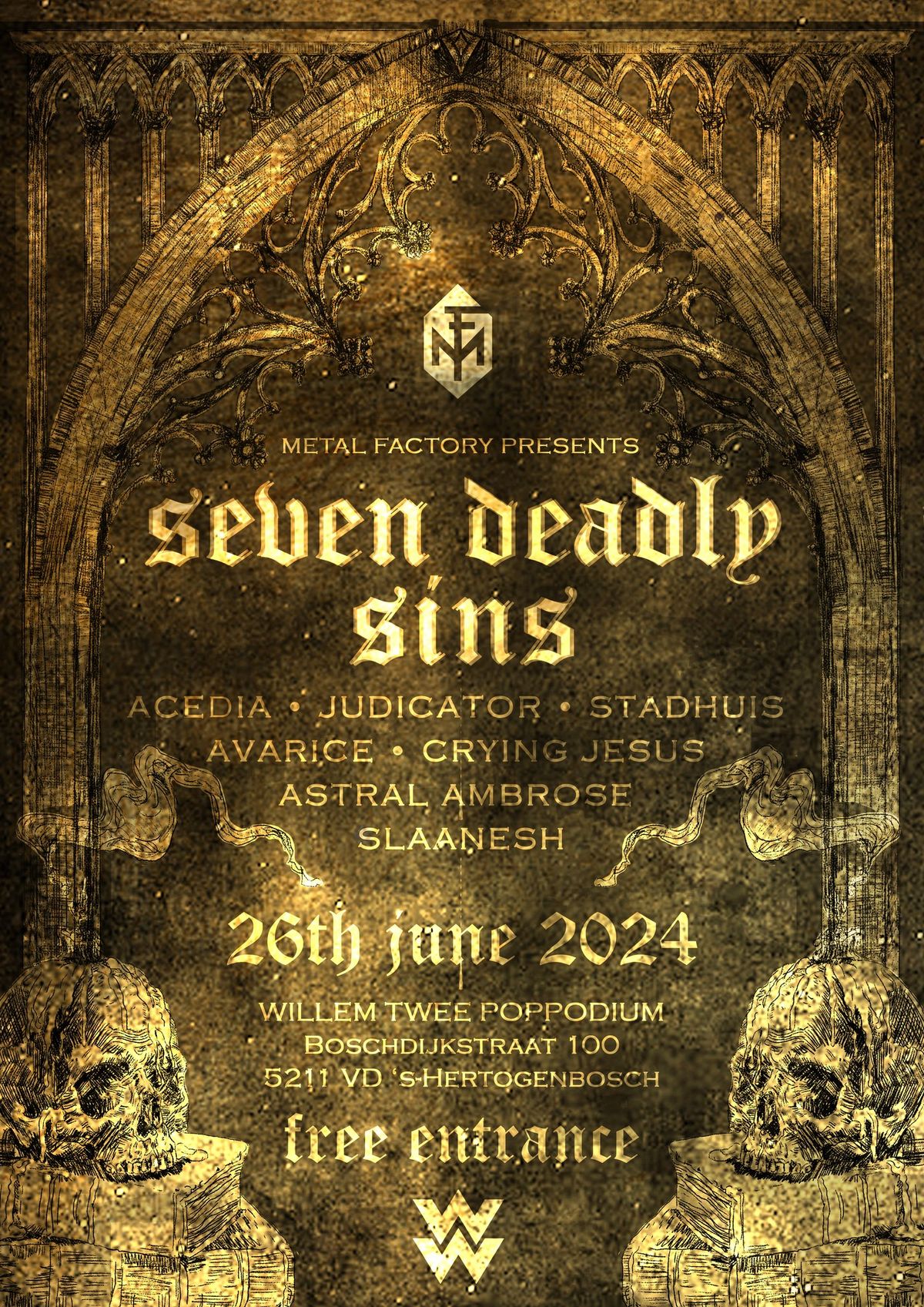 Metal Factory Presents: Seven Deadly Sins