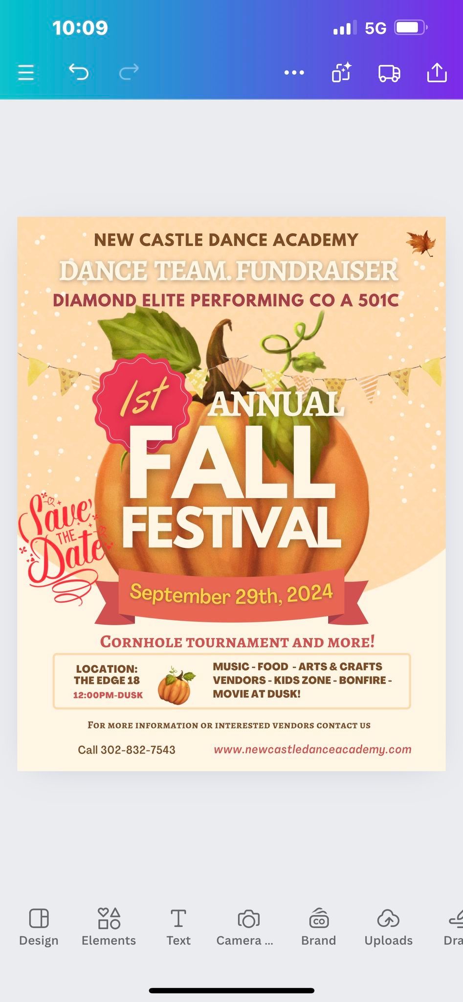 1st Annual Fall Fest and Cornhole Tournament!! 