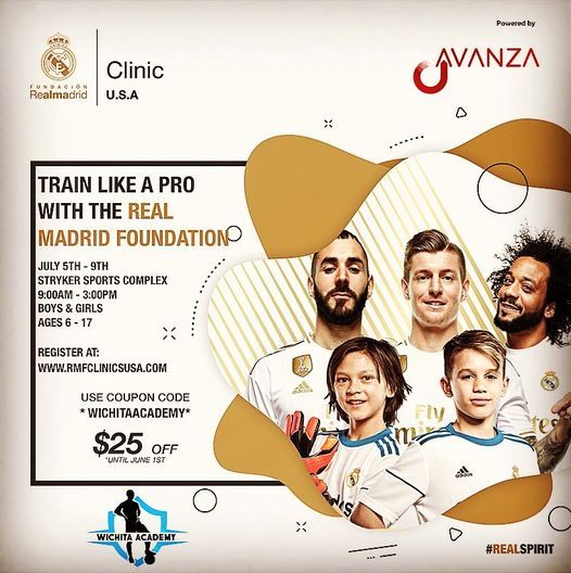 Real Madrid Summer Camp Wichita Ks Stryker Sports Complex Wichita 5 July To 9 July