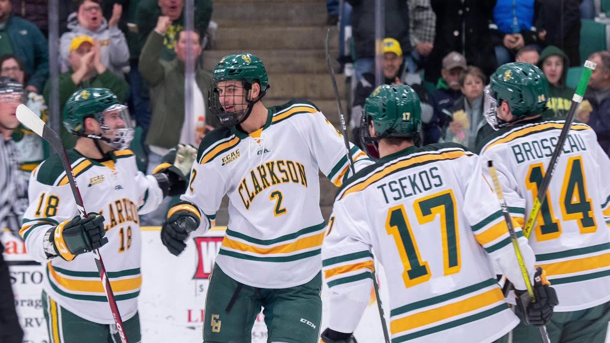 Clarkson Golden Knights at Princeton Tigers Mens Hockey at Baker Rink