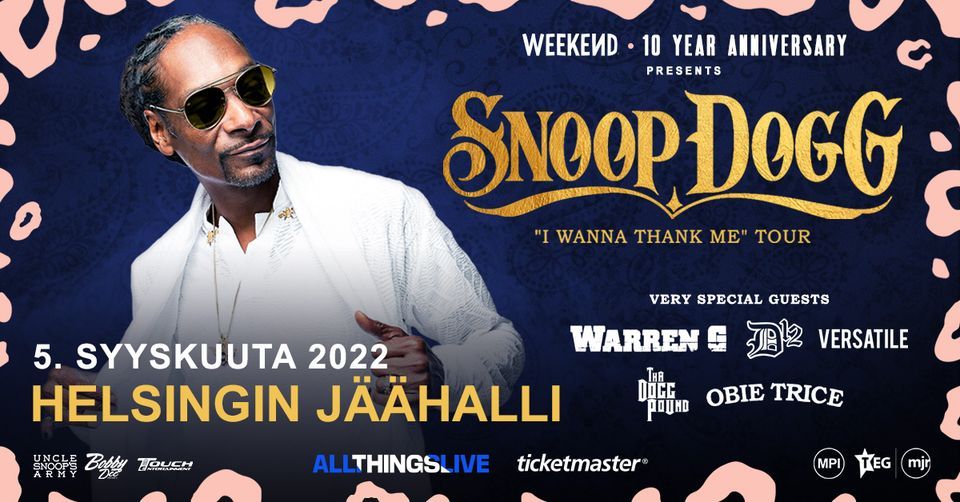 Snoop Dogg \u2013 I Wanna Thank Me Tour