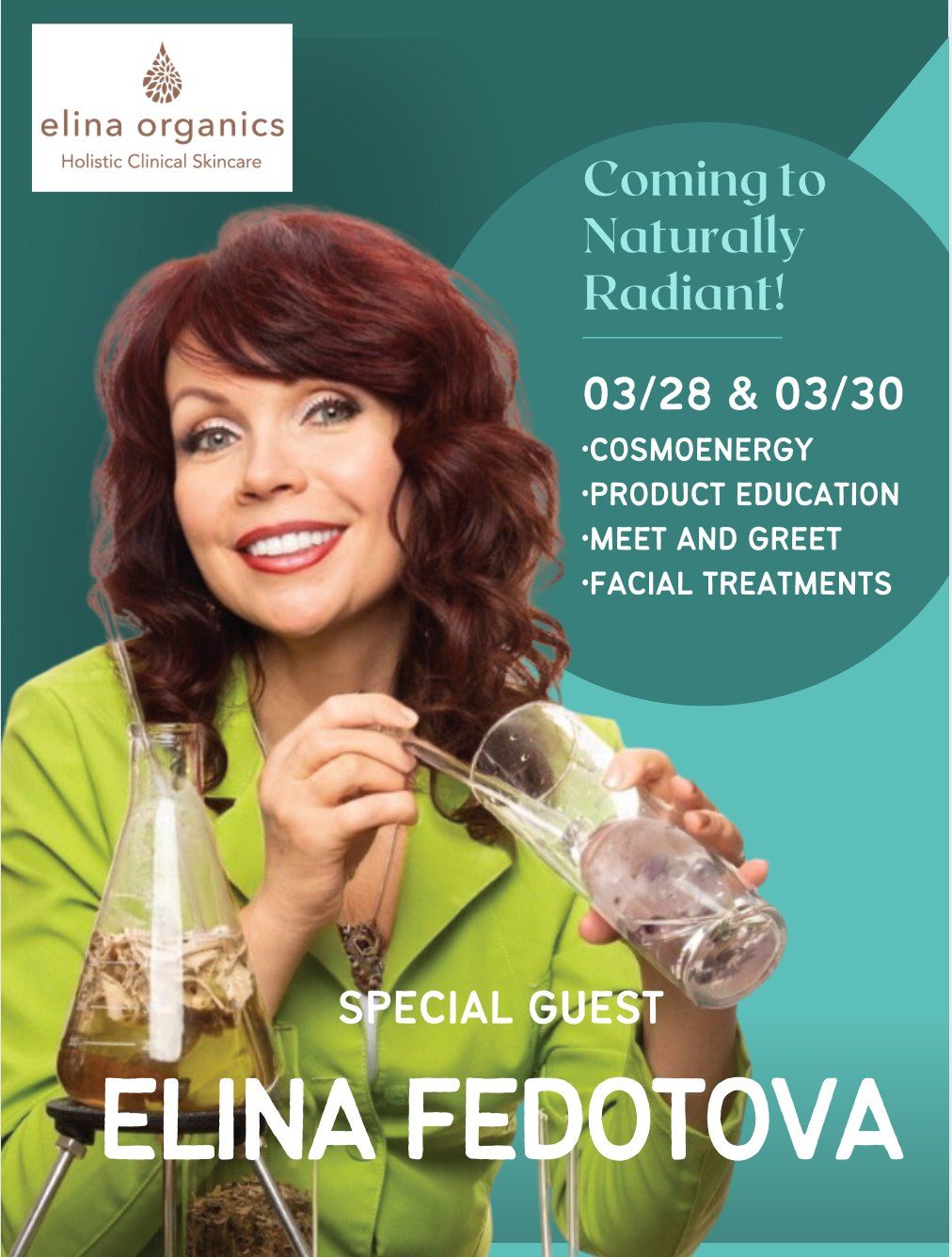 Meet-n-Greet with Elina Fedotova at Naturally Radiant!