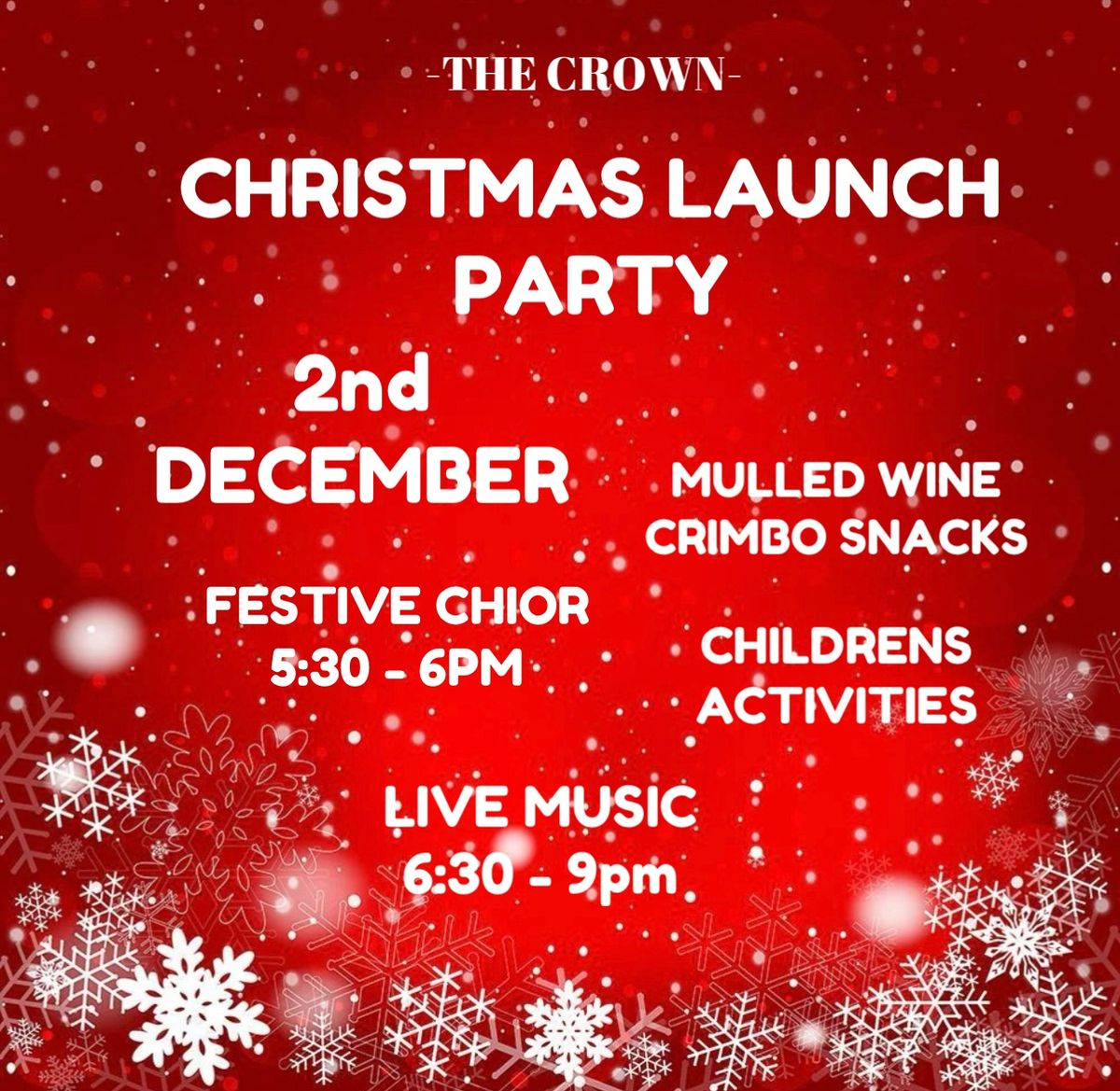 Christmas Launch Party