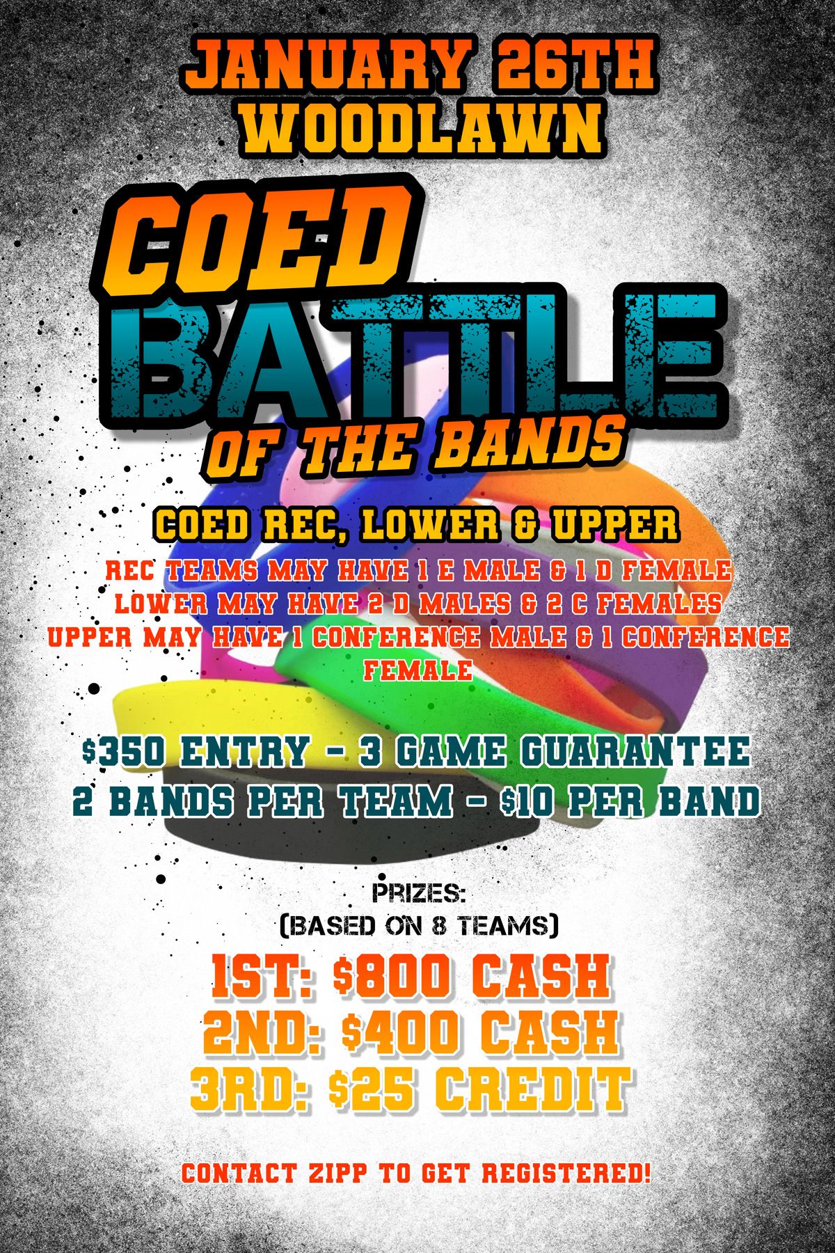 January 26th - Woodlawn - Coed Battle of the Bands