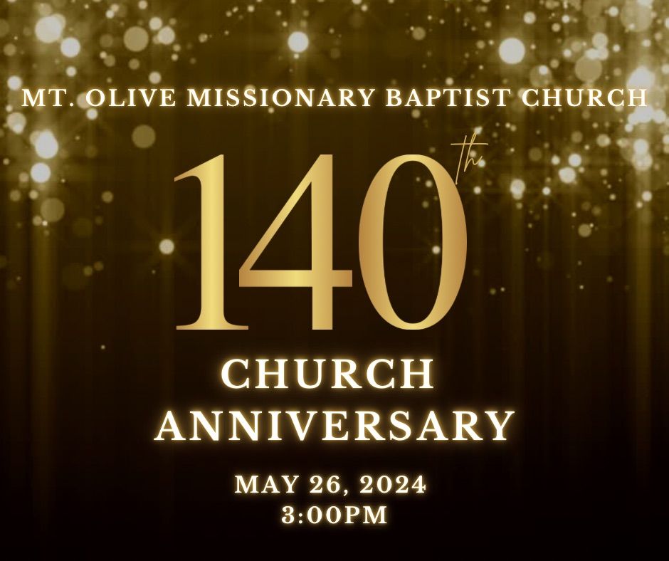 MOMBC 140th Church Anniversary