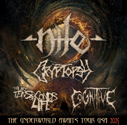 Nile, Cryptopsy , The Last Ten Seconds of Life , Cognitive in Belvidere