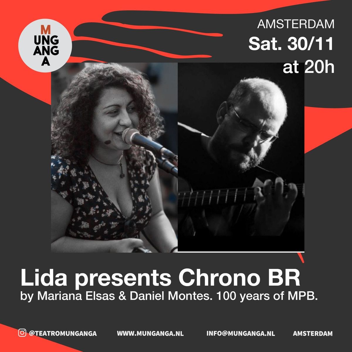 Lida presents CHRONO BR, by Mariana Elsa & Daniel Montes. 100 years of MPB