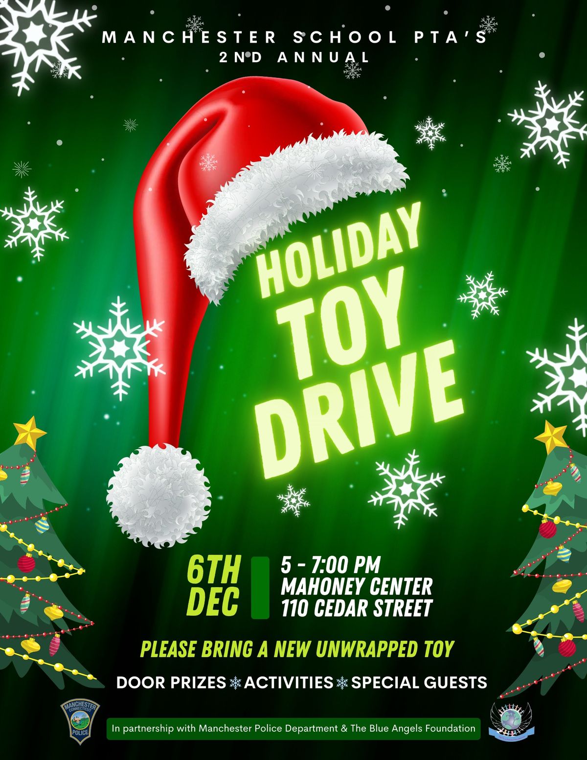 Manchester School PTA's 2nd Annual Holiday Toy Drive