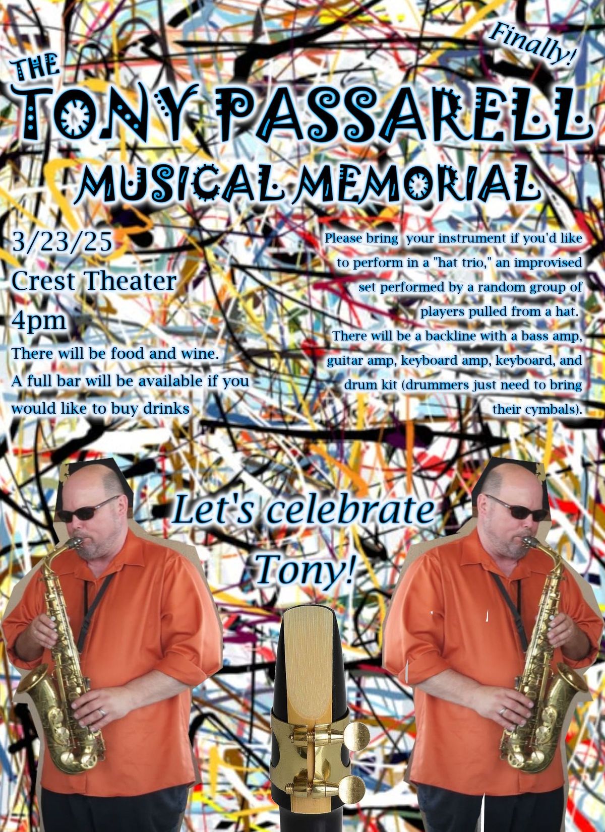 Tony Passarell Musical Memorial