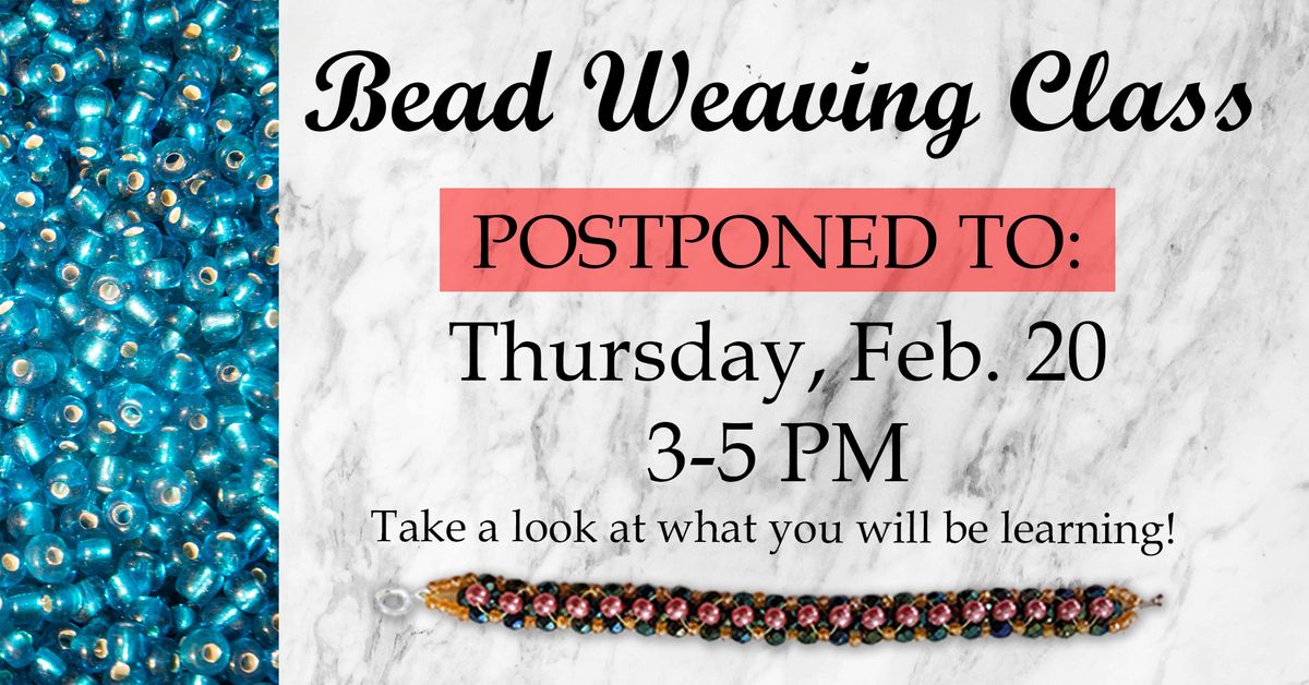 Bead Weaving Class 