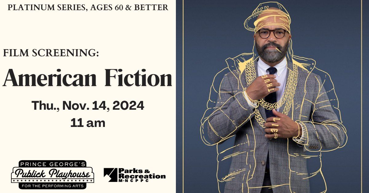 Film Screening: American Fiction