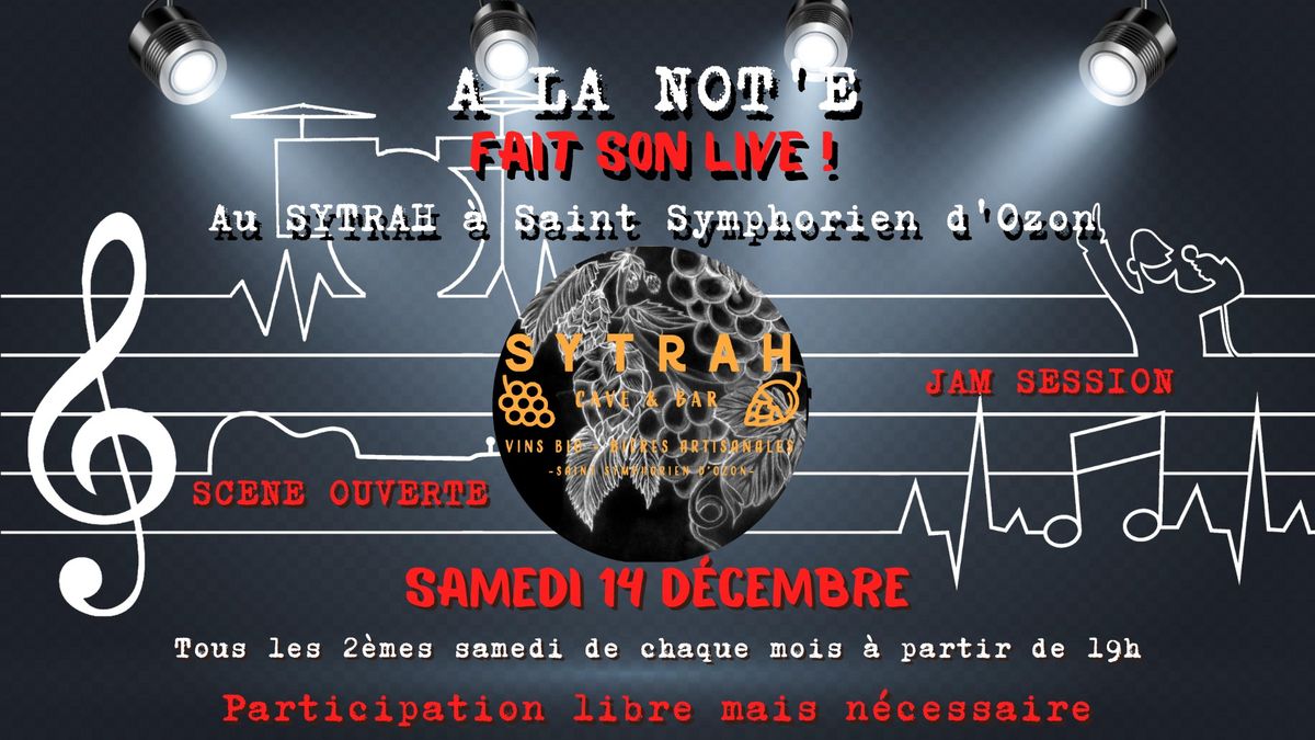 A la Not'e fait son live !