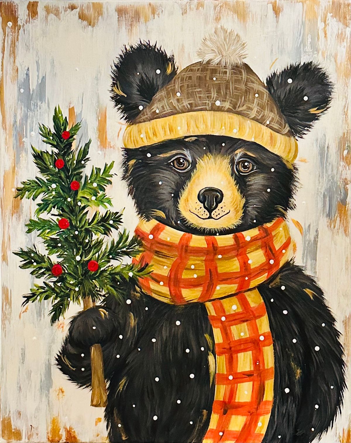 Winter Bear Paint & Sip