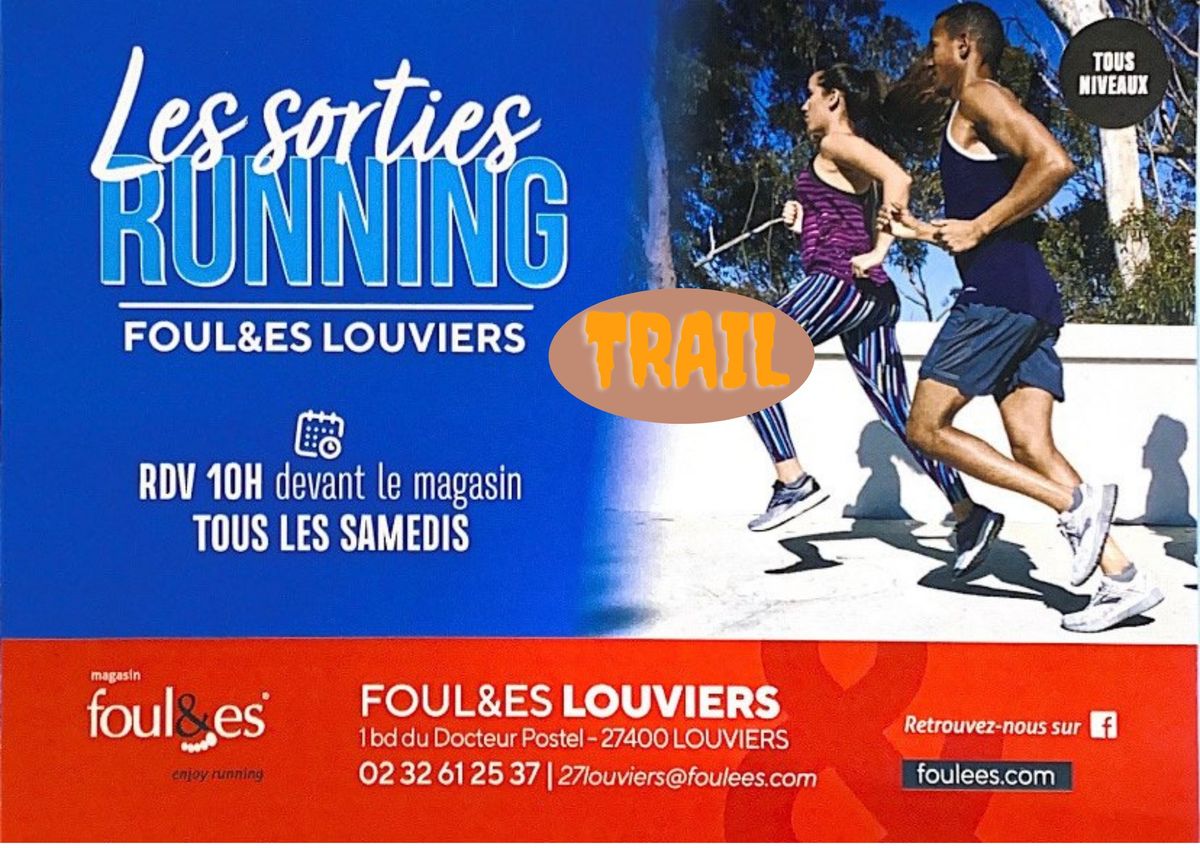 Sortie running TRAIL avec Raidlight by Foul\u00e9es Louviers