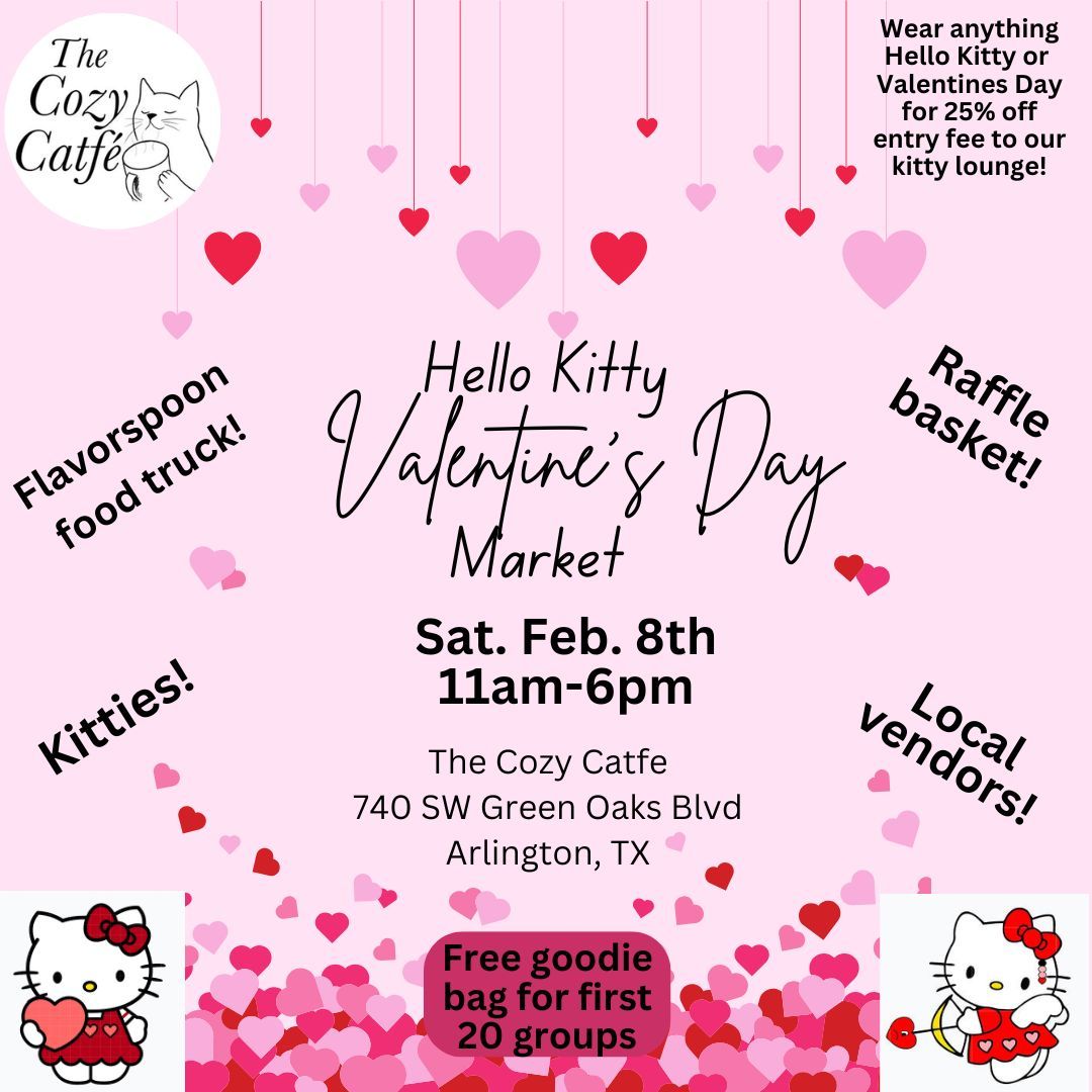 Hello Kitty Valentines Day Market