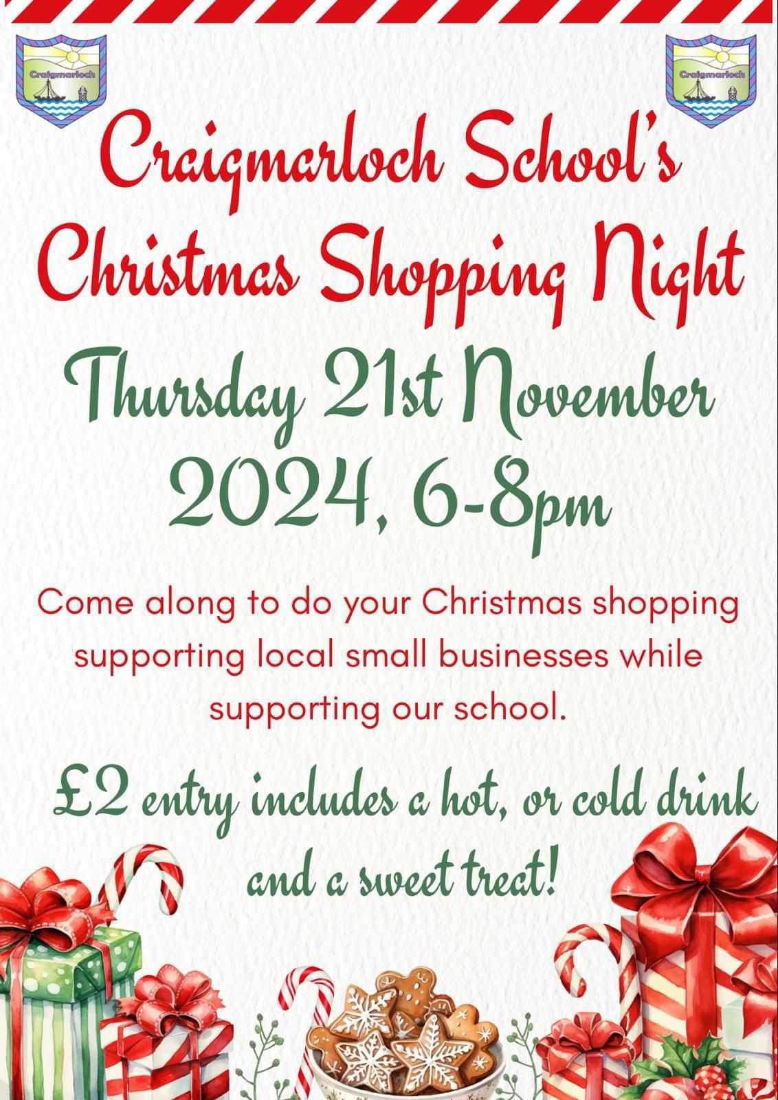 Craigmarloch Parent Council Shopping Night