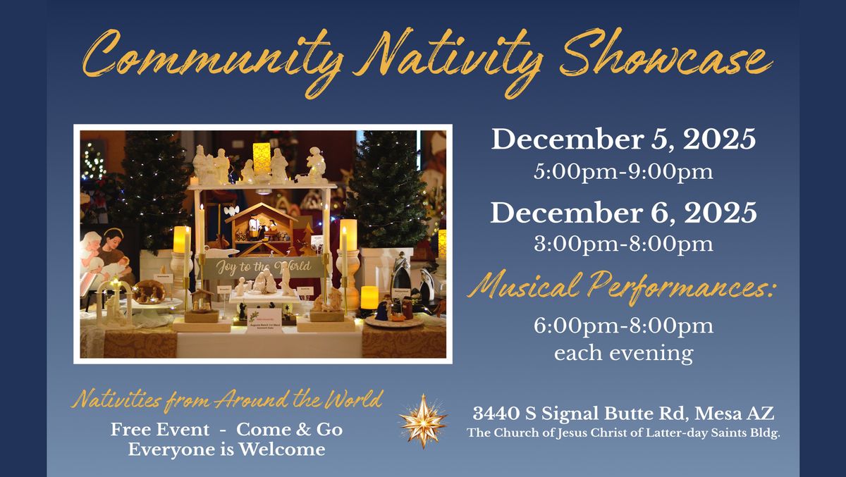 Community Nativity Showcase