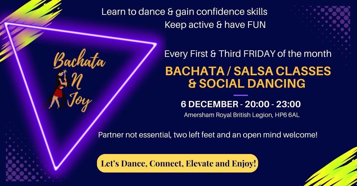 Bachata n Joy, Friday Dec 6th 