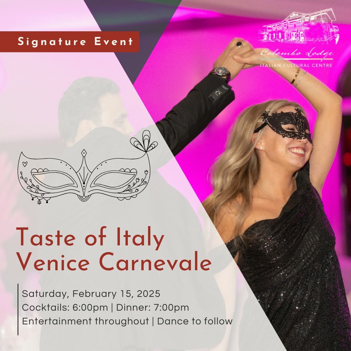 Taste of Italy - Venice Carnevale