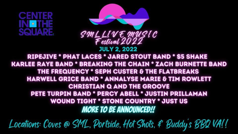 SML Live Music Festival 2022, Coves at Smith Mountain Lake VA, Union