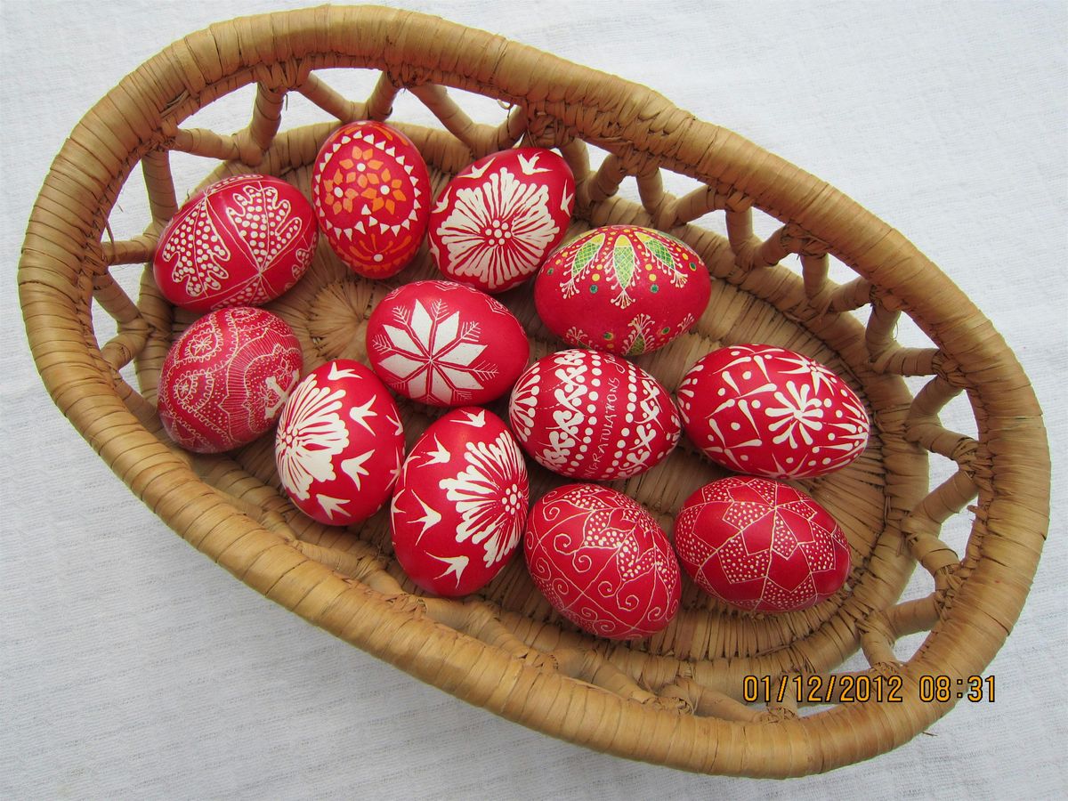 Ukrainian Pysanky Easter Egg Painting - One Day Course