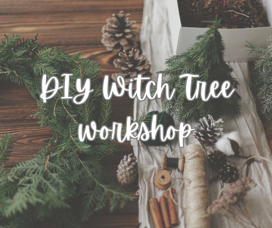 DIY Witch Festive Witch Tree workshop