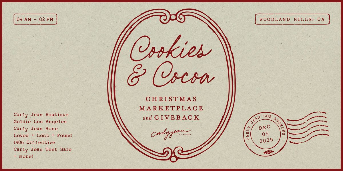 Cookies + Cocoa Christmas Market and Giveback