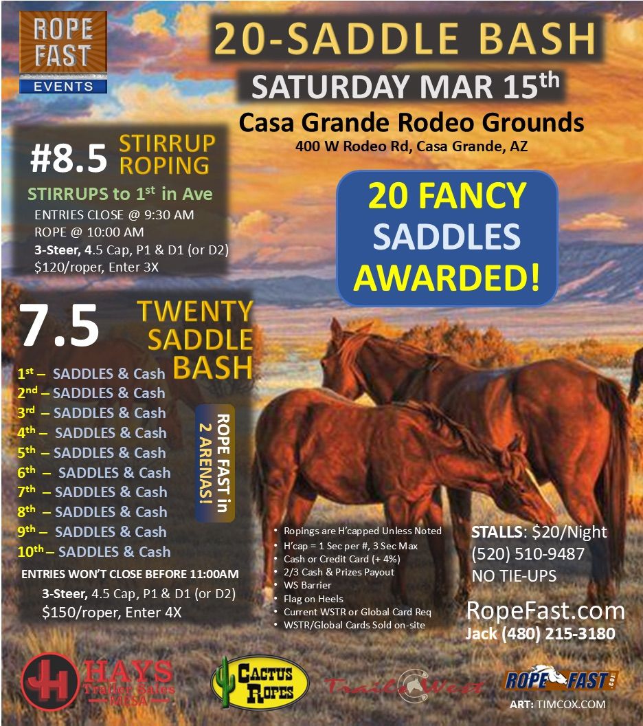 20 Saddle Bash